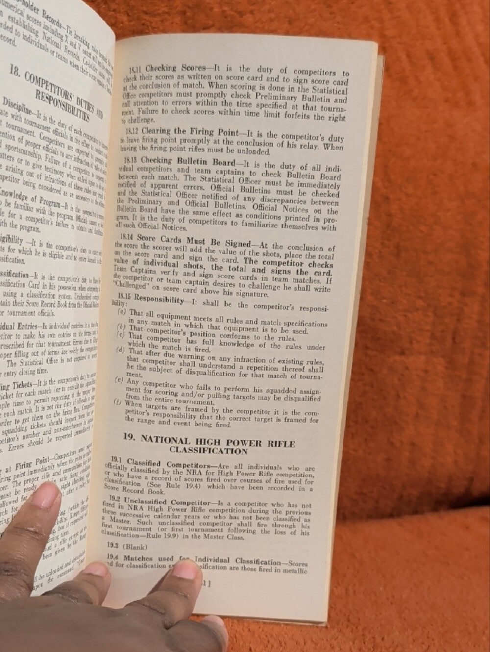 Corral Tan Cover NRA High Power Rifle Rule Booklet - Picture 7 of 8